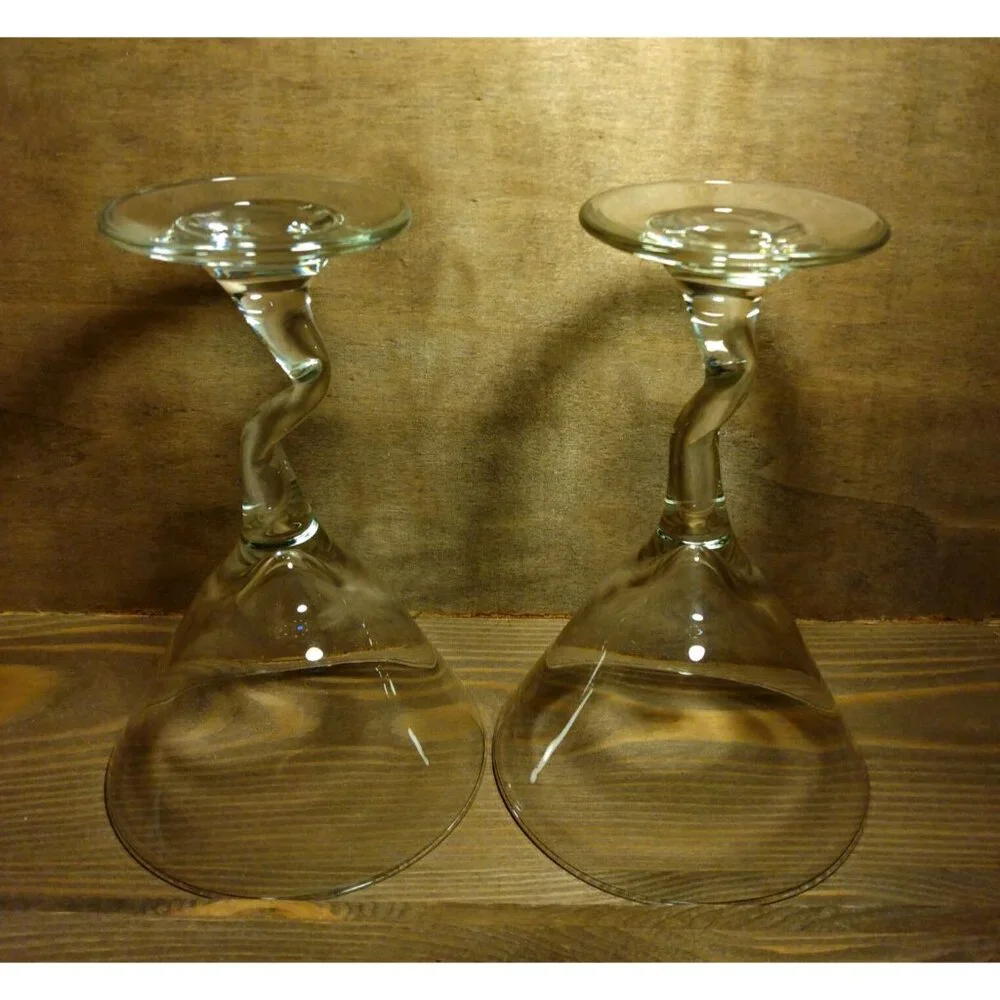 2pc Libbey Z-Stem Martini Cocktail Glasses 9oz